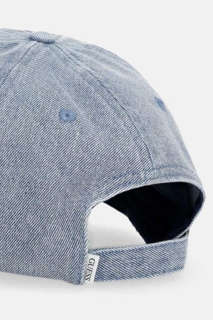 Guess Jeans Erkek Denim Beyzbol Şapkası