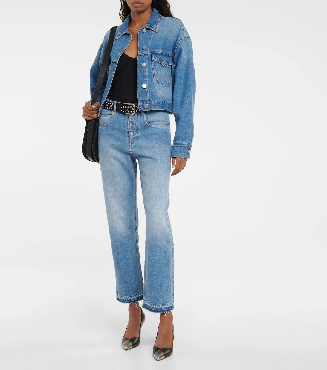 Marant Etoile - Belden high-rise slim-fit pants