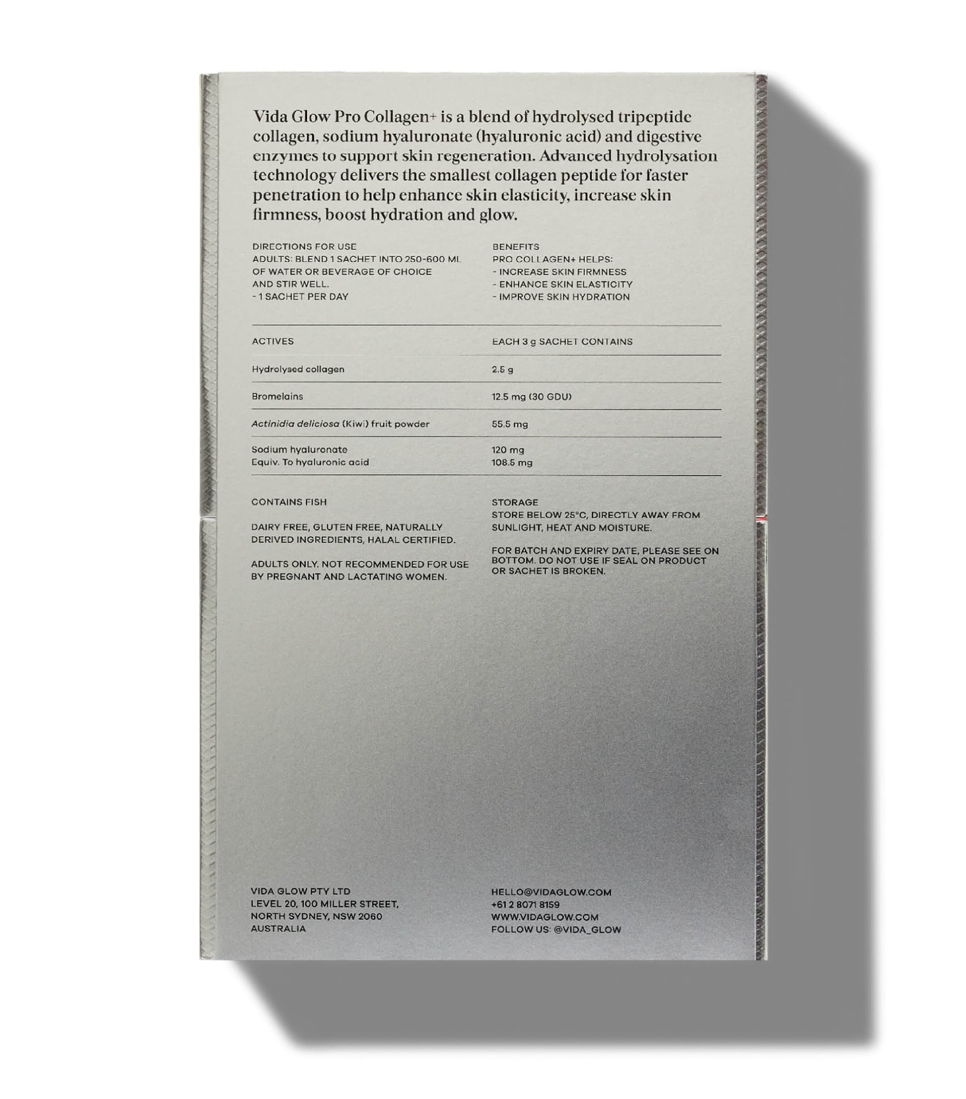 Vida Glow Super Skin Collagen Pro Collagen+ Bonus Set (36 x 3g)