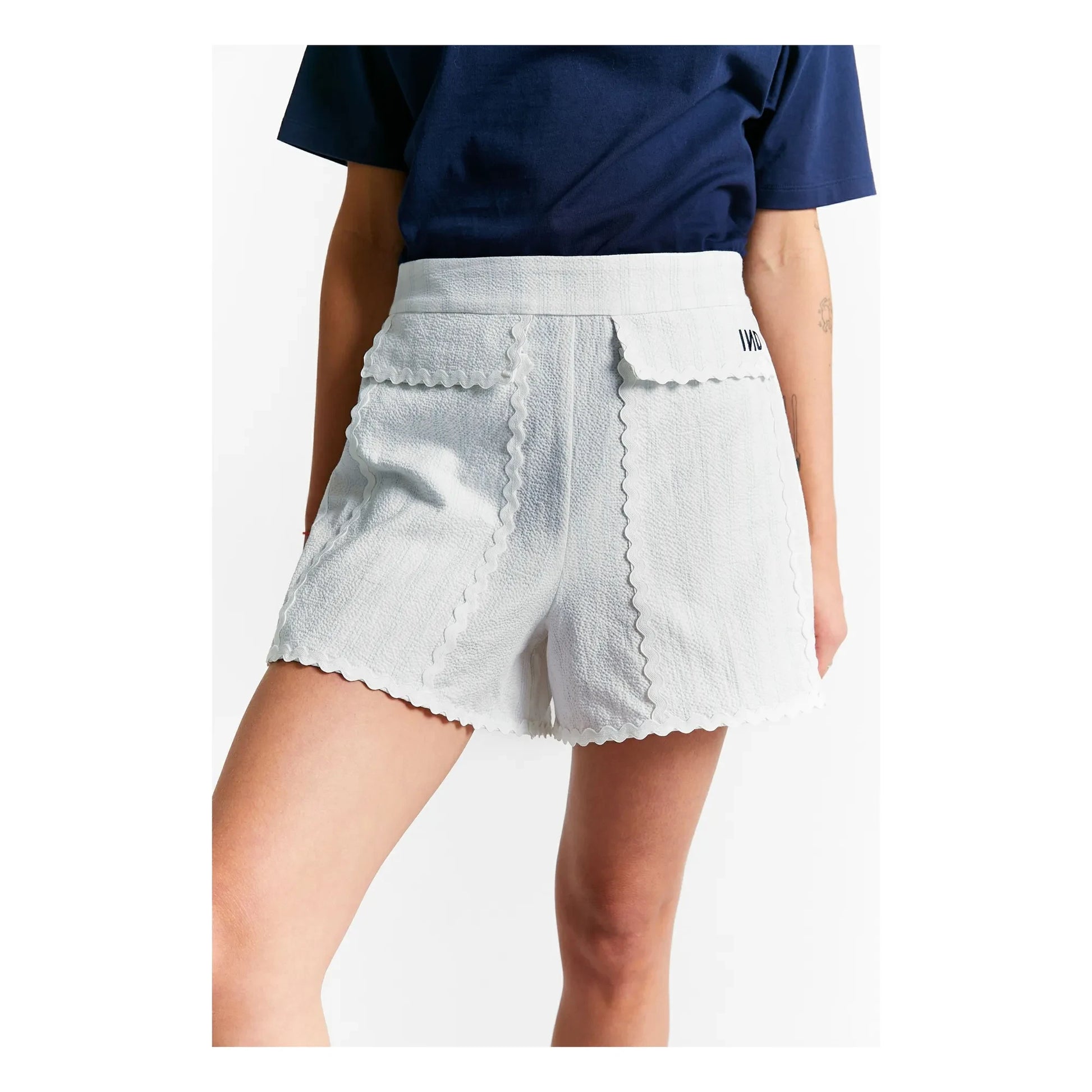 Indee - States Stripes Short | White