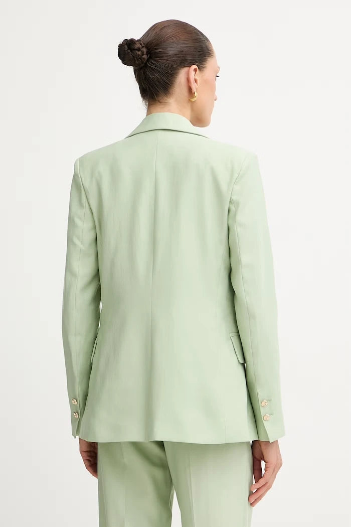 Morgan tek düğmeli kadın liocel blazer VMEDI.F
