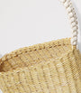 Muun Beige Straw Kate Shoulder Bag