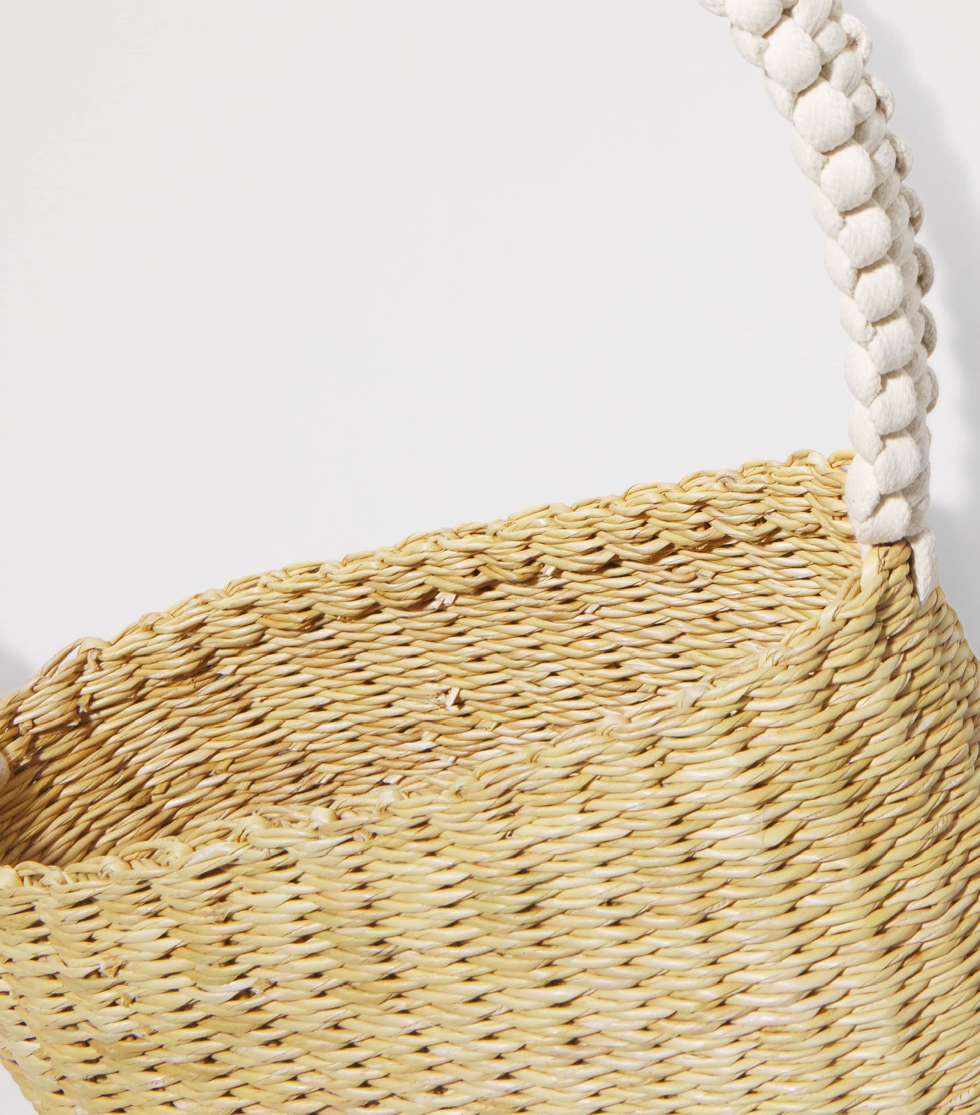 Muun Beige Straw Kate Shoulder Bag