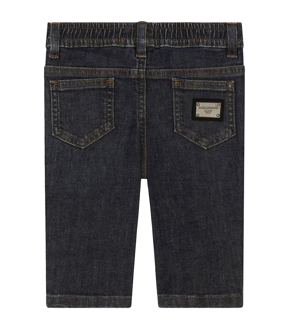Dolce & Gabbana Kids Dark Wash Jeans (3-30 Months)