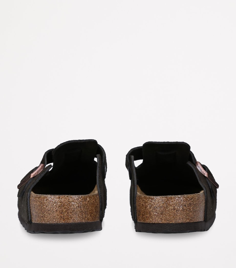 Birkenstock Suede Boston Clogs