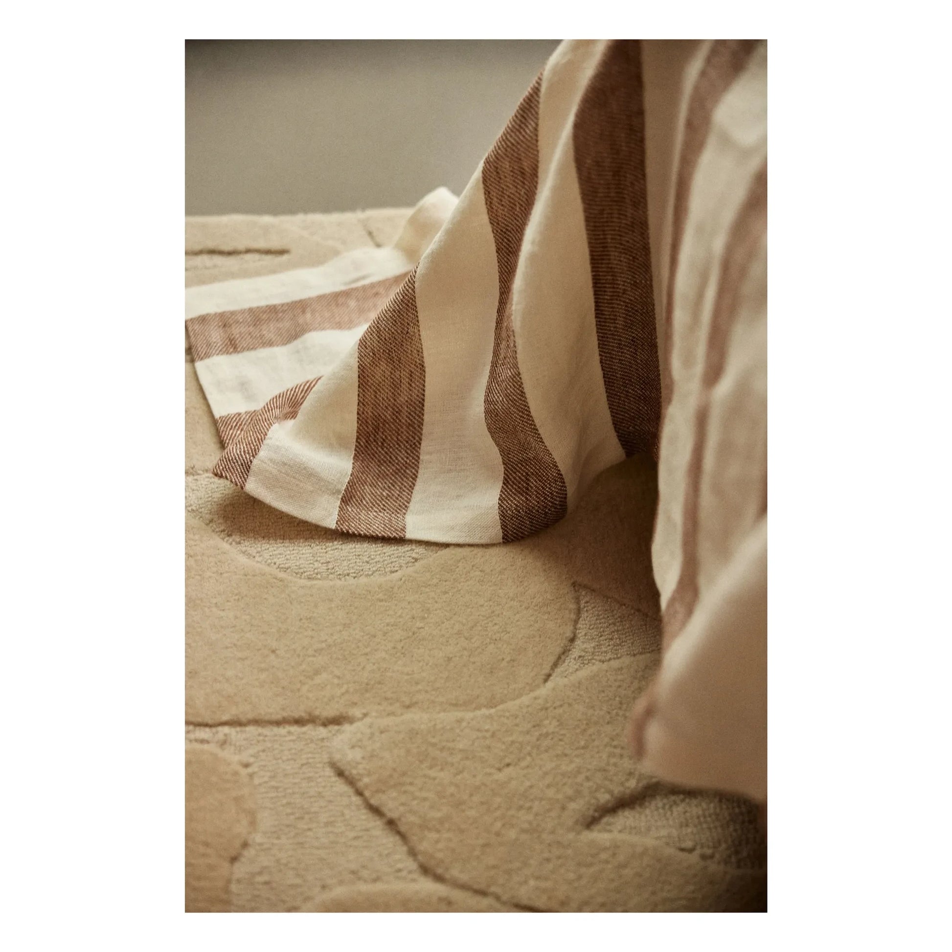 Gabrielle Paris - Bastide linen bedspread | Terracotta