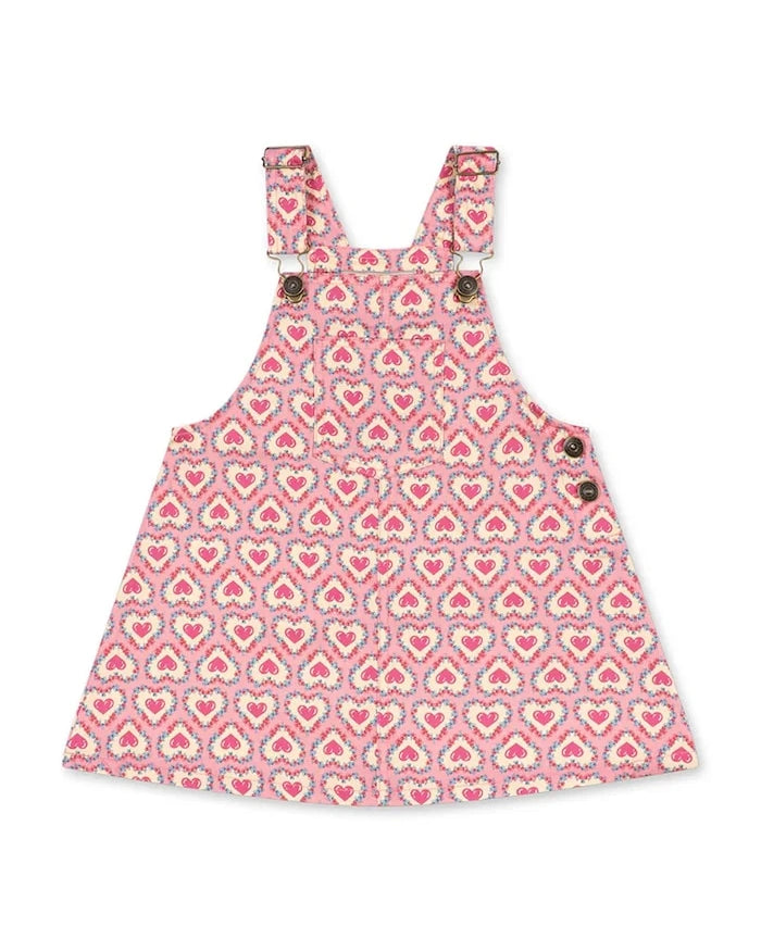 Konges Sløjd pamuk yazlık elbise FRANKIE OVERALL DRESS GOTS