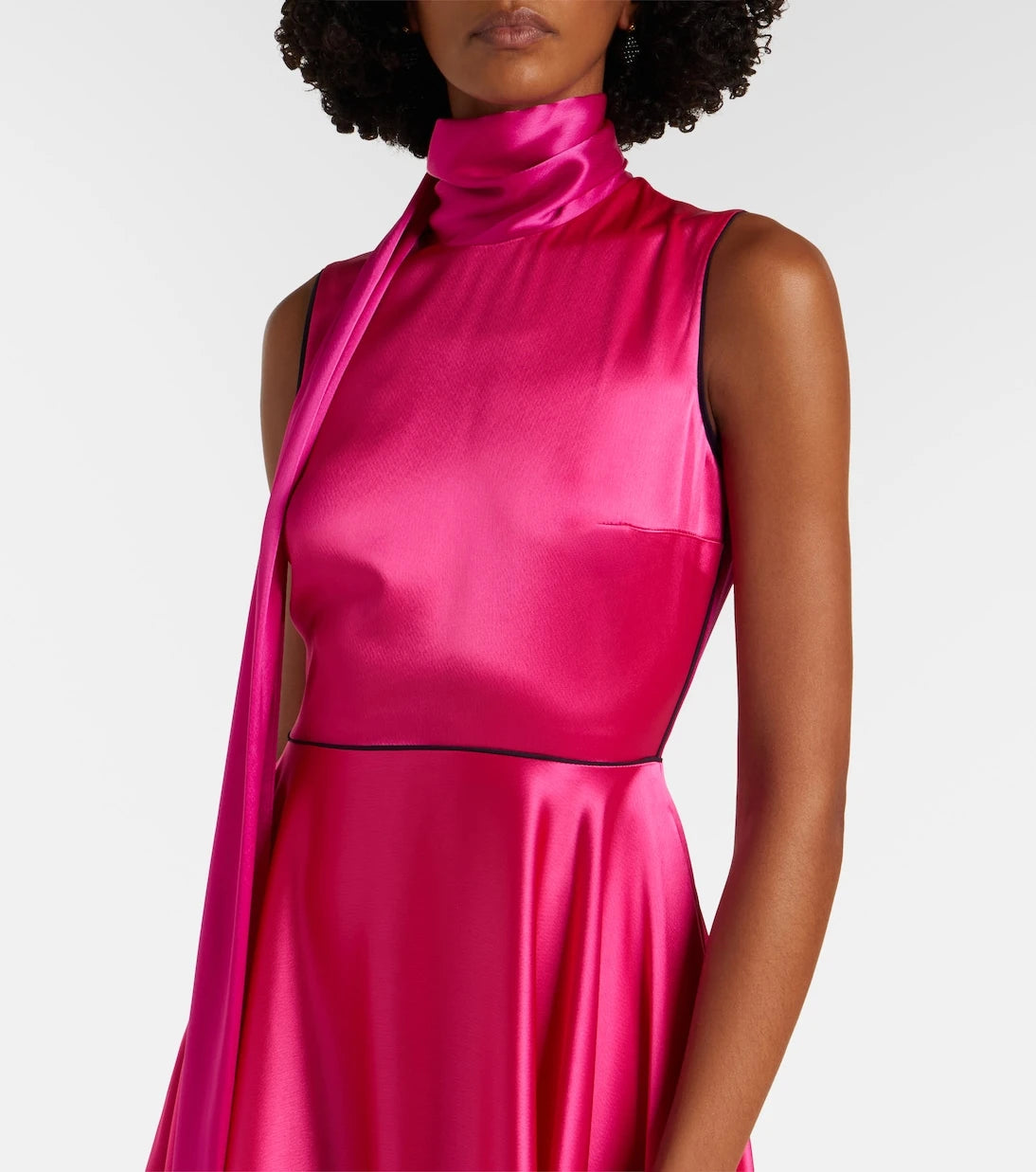 Roksanda - Aela scarf-detail satin gown