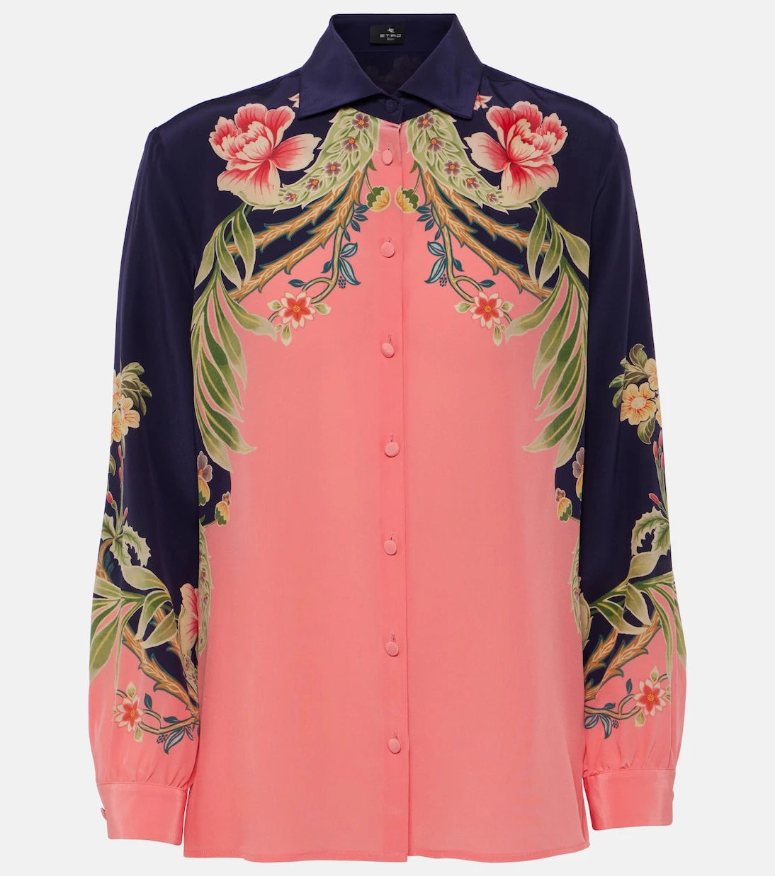 Etro - Printed silk shirt