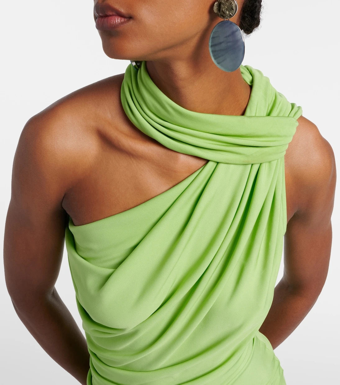 Christopher Esber - Cutout embellished draped maxi dress