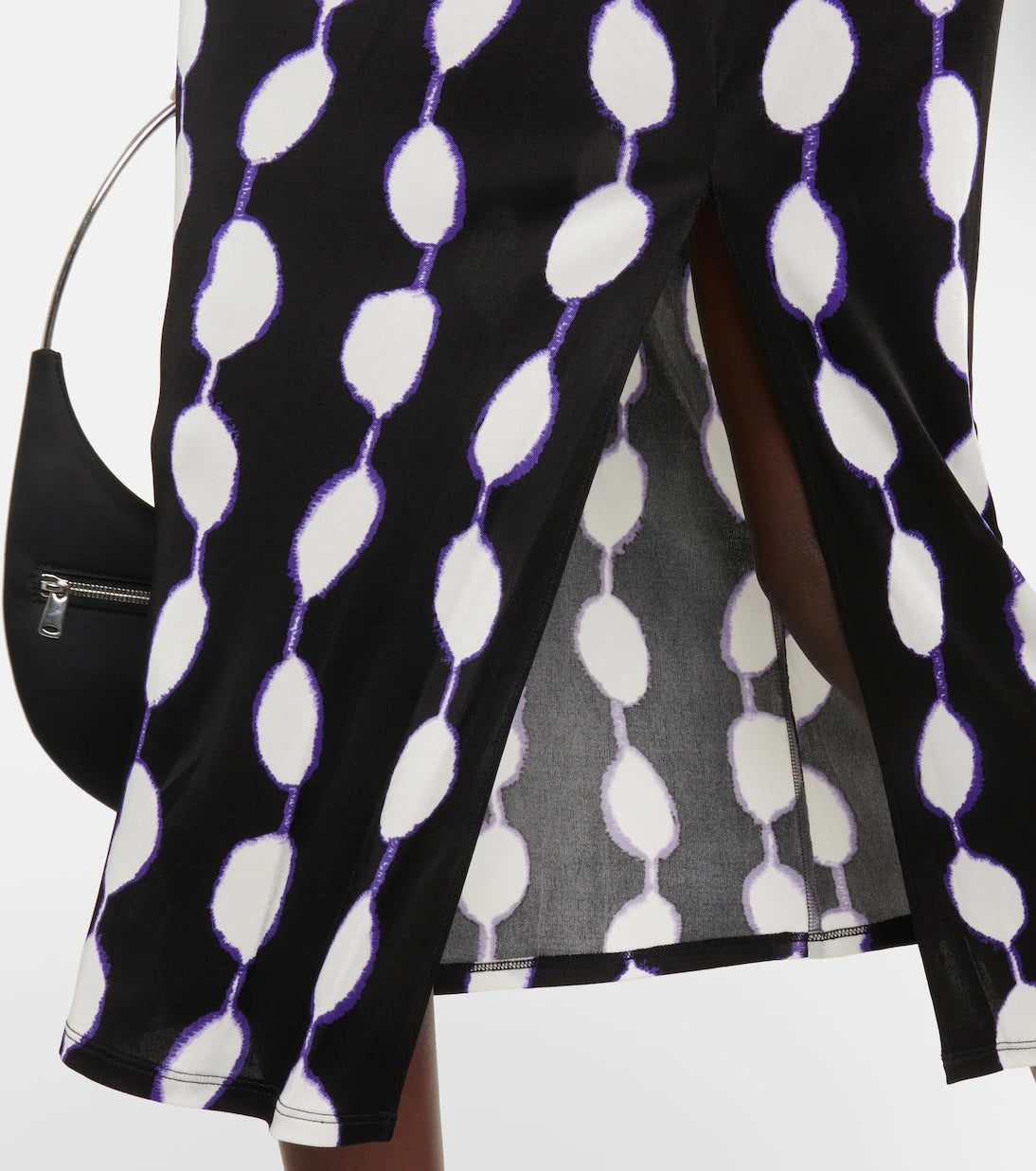 Diane von Furstenberg - Garcel printed jersey midi skirt