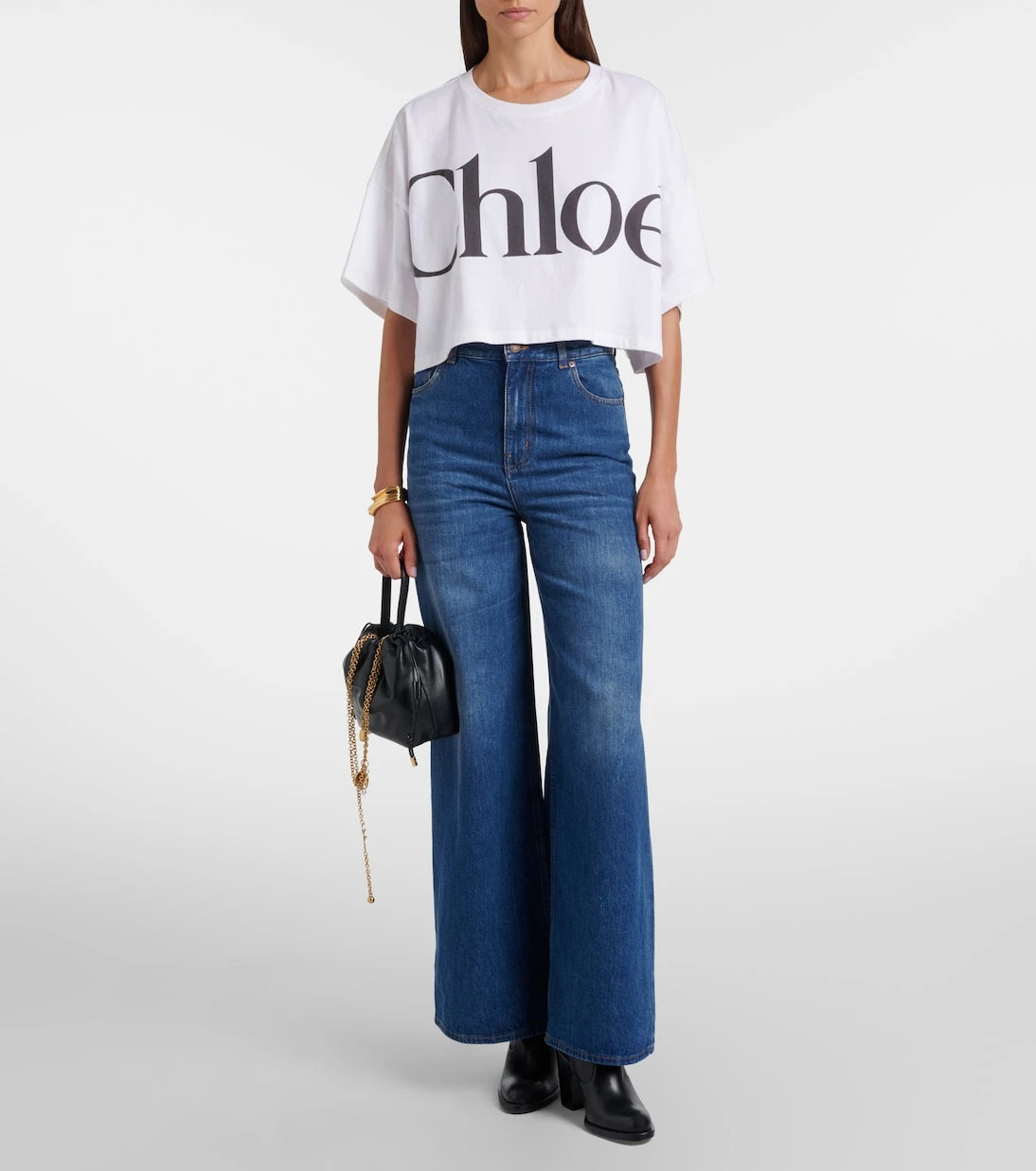 Chloé - Chloé Icons Small leather shoulder bag