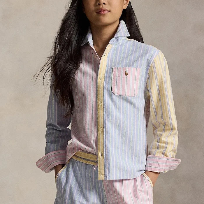 Детска памучна риза Polo Ralph Lauren
