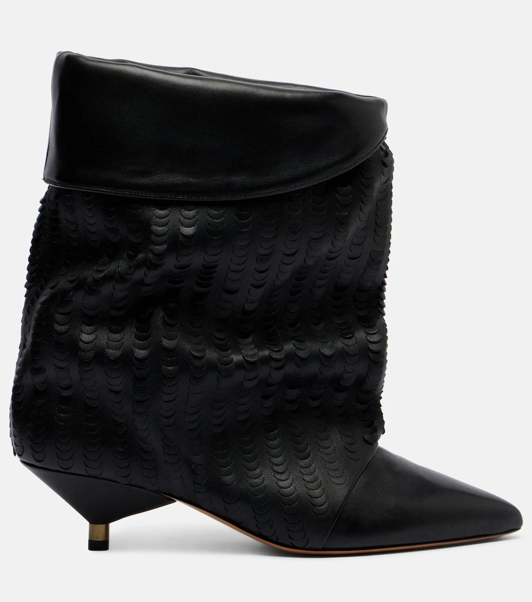 Isabel Marant - Edrika 45 laser-cut leather ankle boots