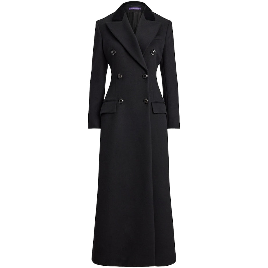 Ralph Lauren Collection Black Wool-Cashmere Anthony Coat