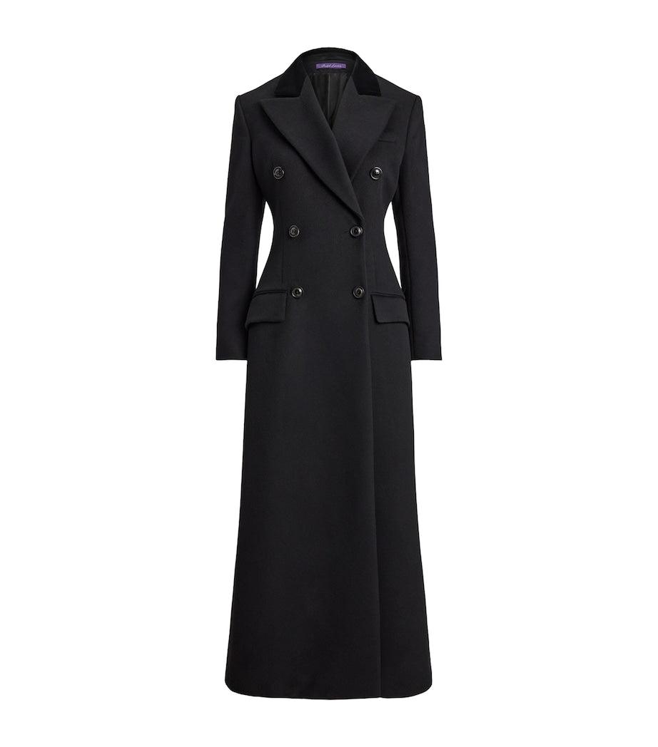 Ralph Lauren Collection Black Wool-Cashmere Anthony Coat