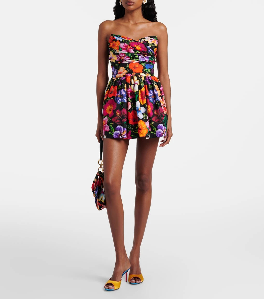 Dolce&Gabbana - Floral cotton minidress
