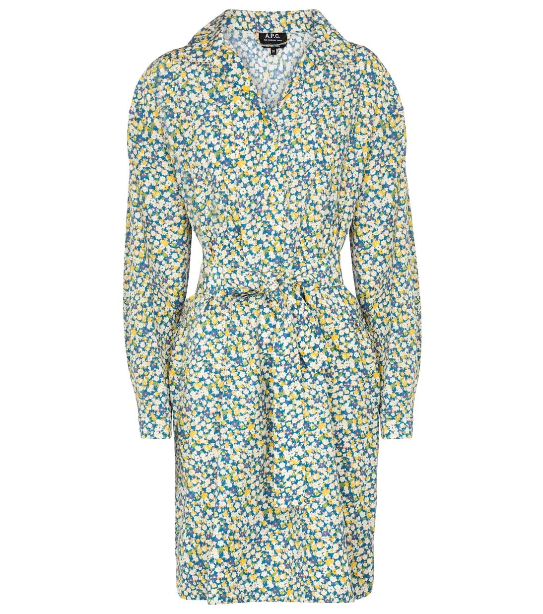 A.P.C. - Melissa floral silk and cotton minidress