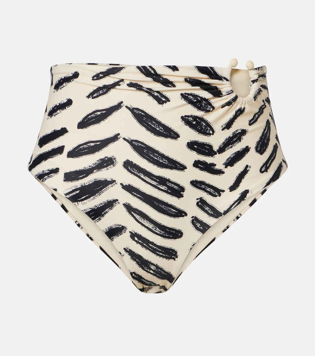 Johanna Ortiz - Gathered printed bikini bottoms