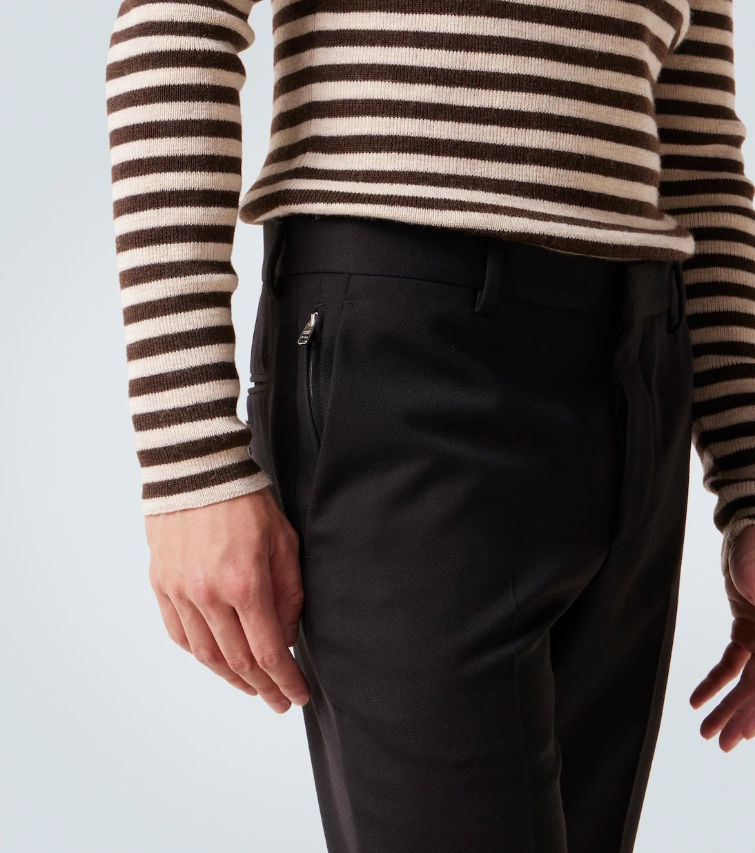 Prada - Virgin wool straight pants