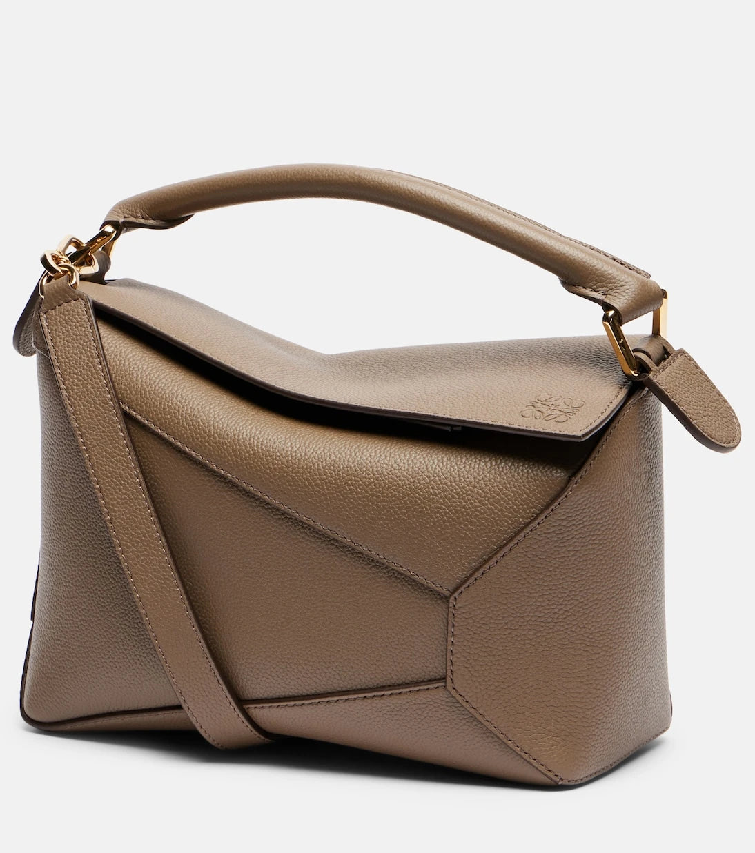 Loewe - حقيبة توت جلد صغيرة Puzzle Edge