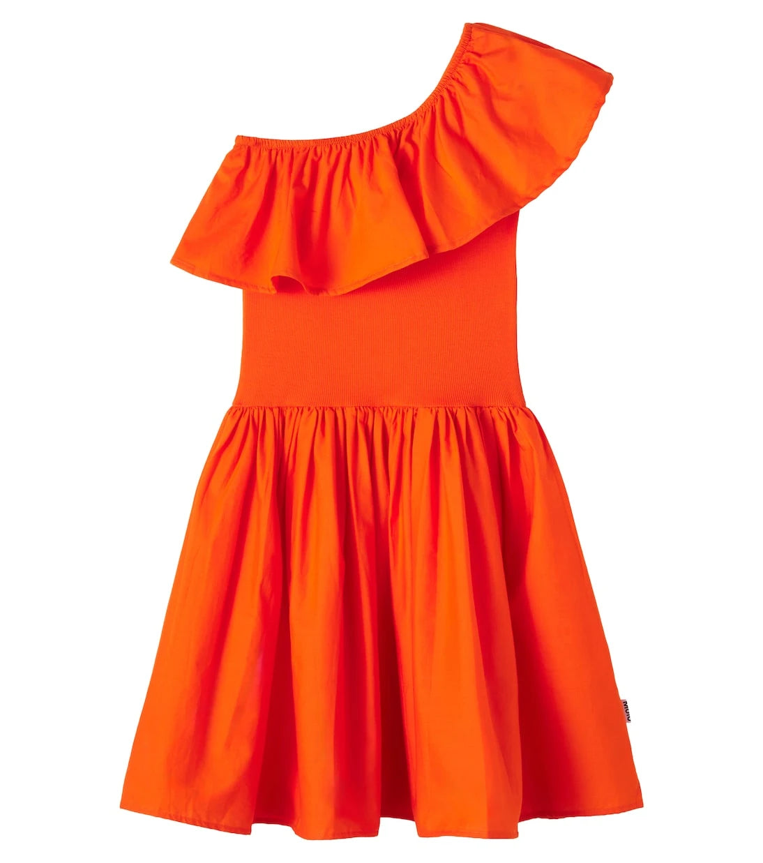 Molo - Chloey one-shoulder cotton-blend dress