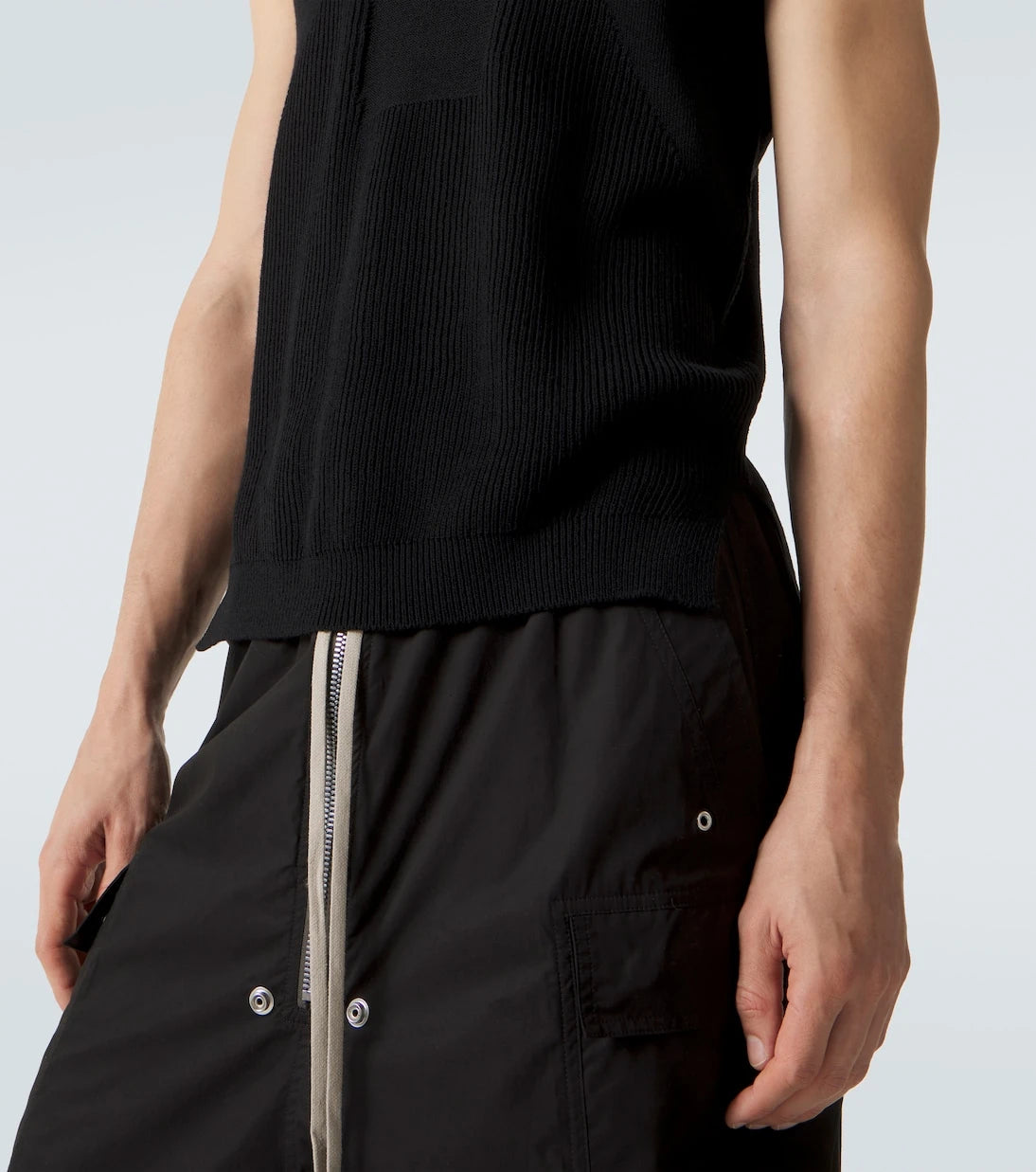 Rick Owens - Ribbed-knit virgin wool tank top