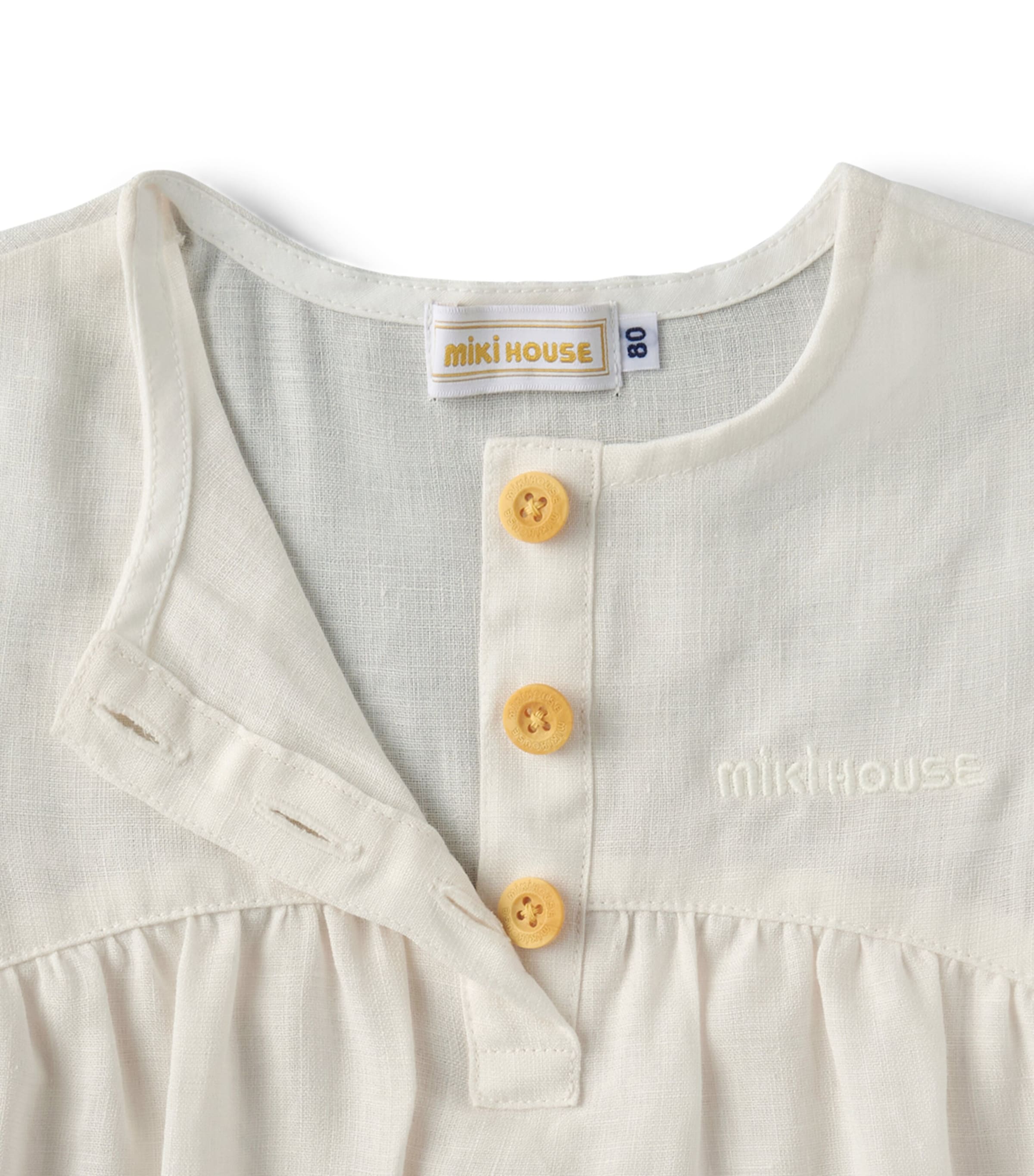 Miki House Linen Dress (2-5 Years)