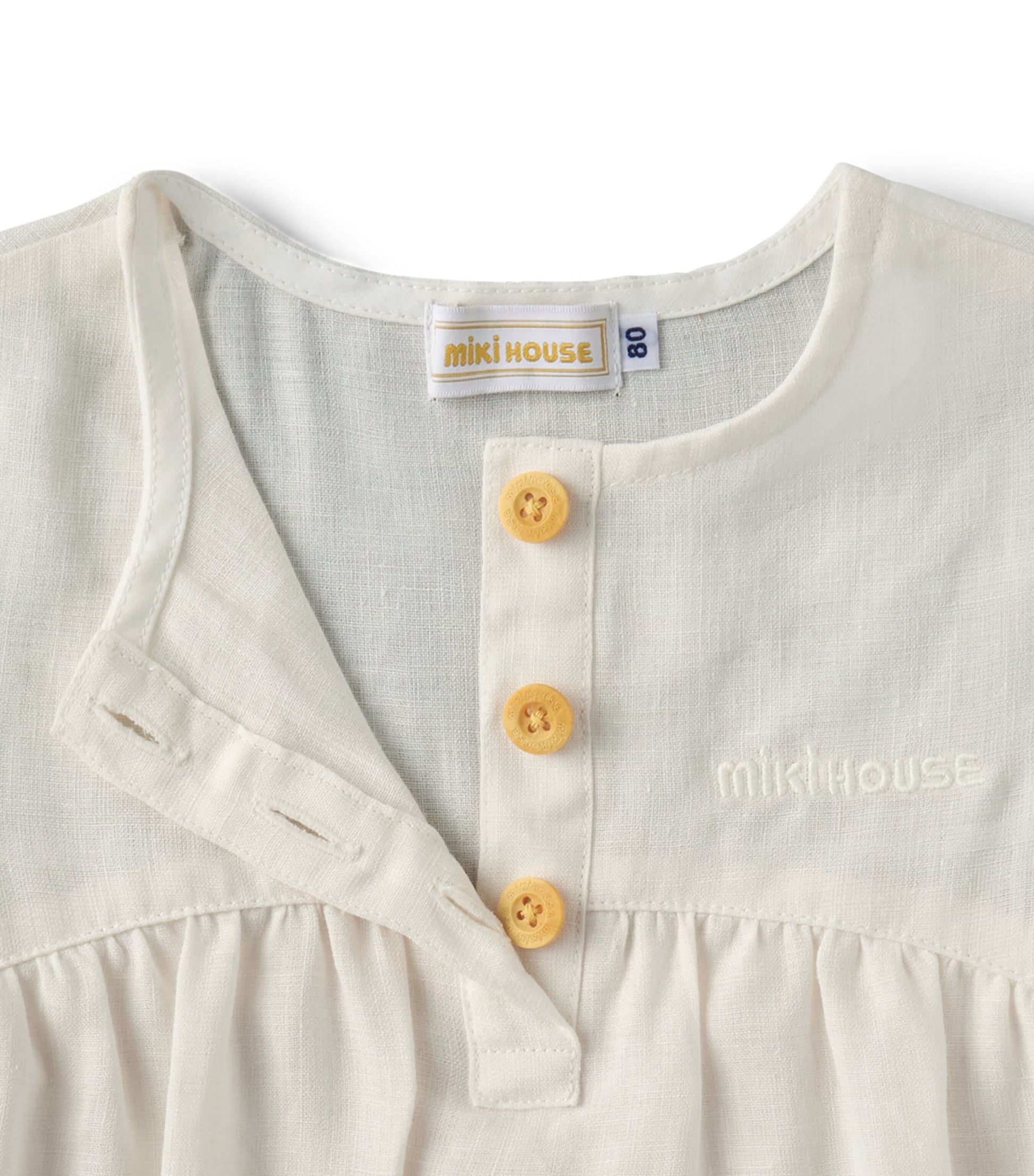 Miki House Linen Dress (2-5 Years)