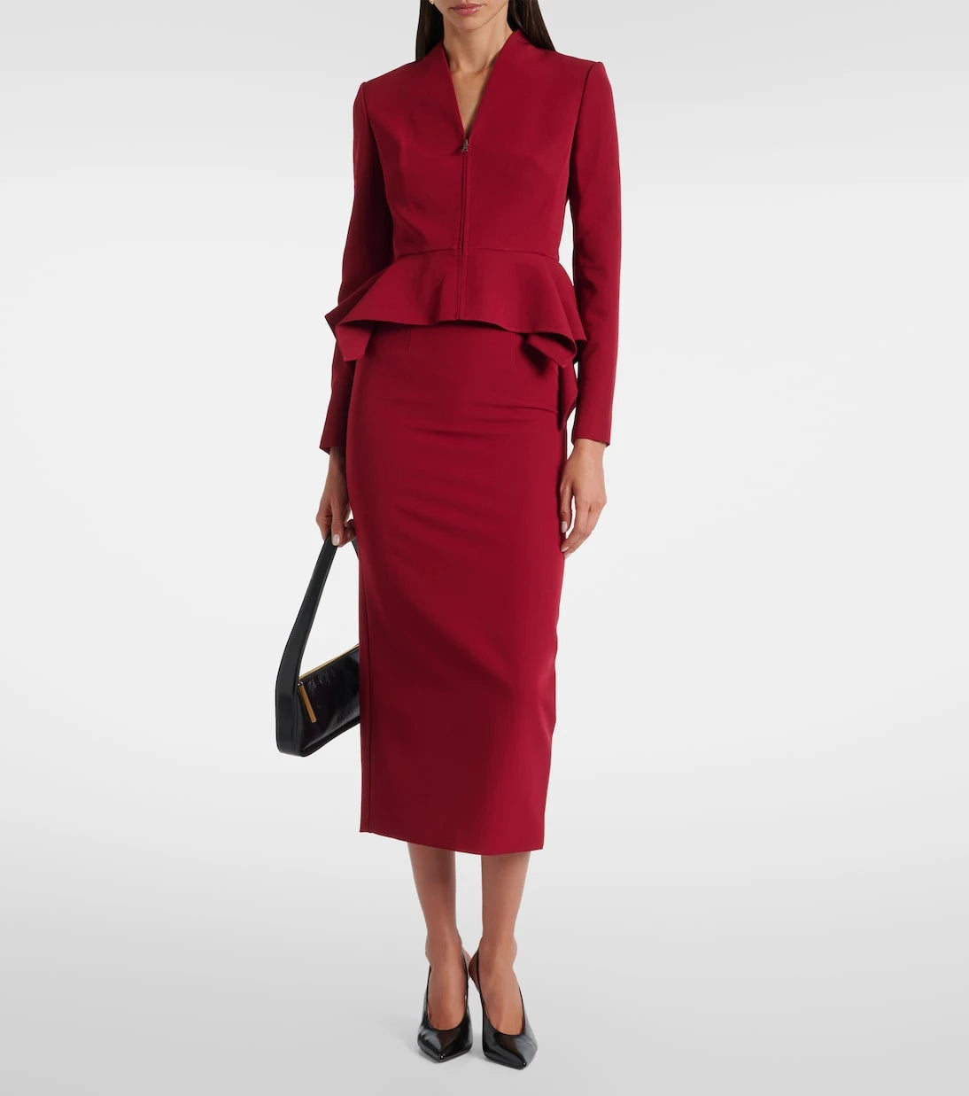 Roland Mouret - Peplum crêpe jacket