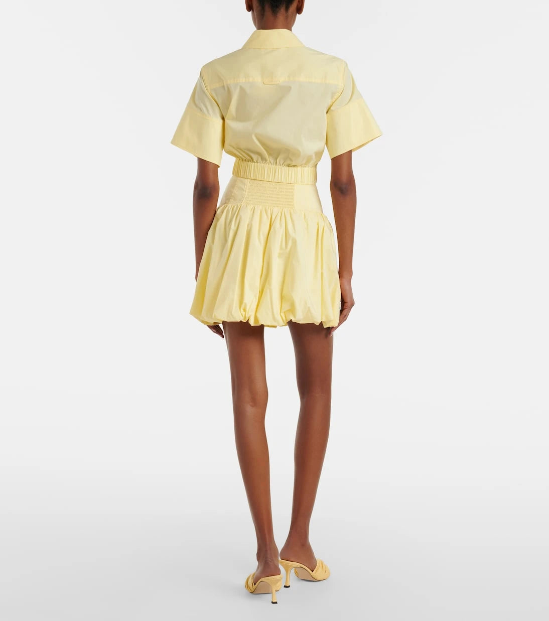 Simkhai - Pippa cotton-blend poplin miniskirt