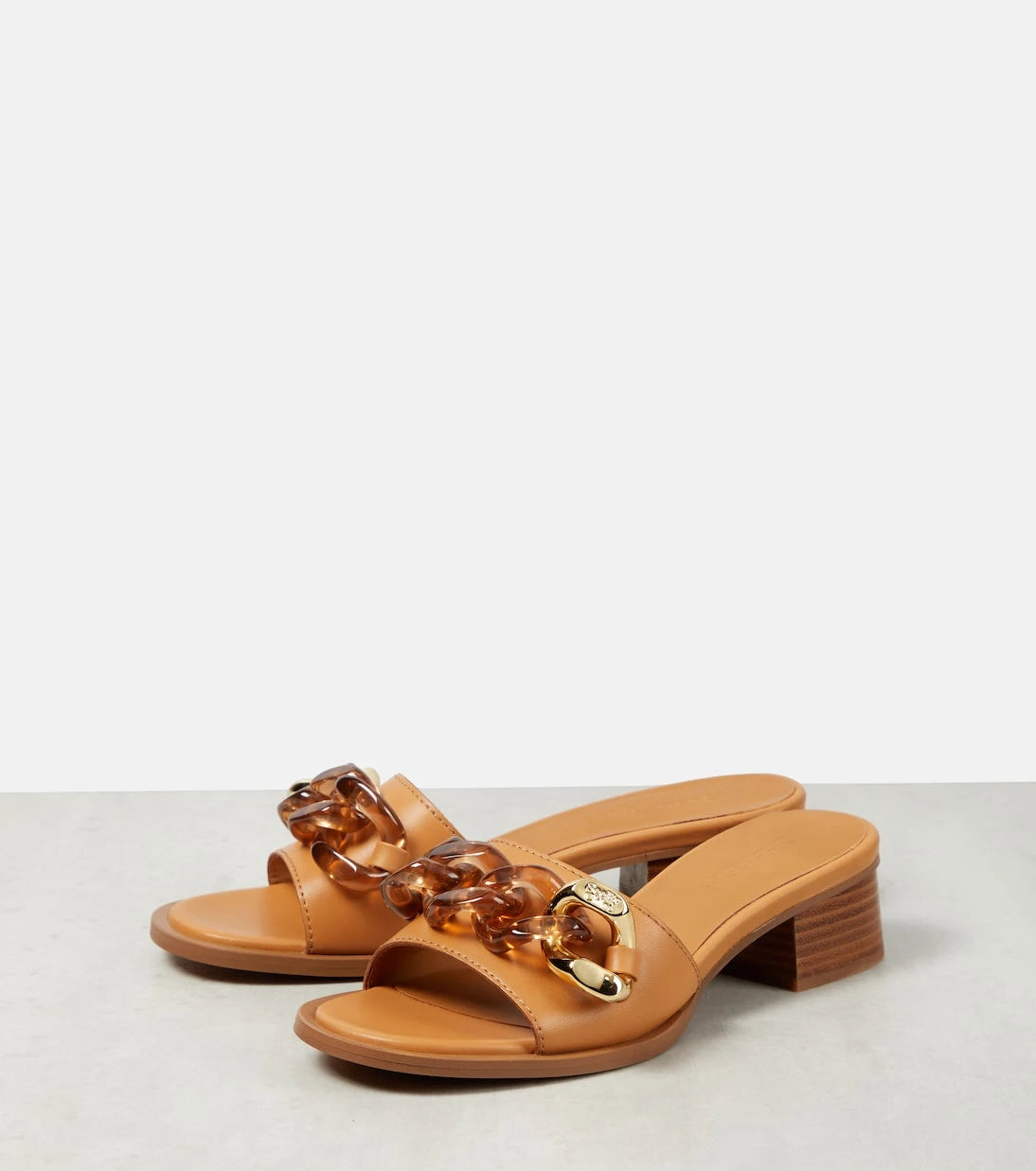 See By Chloé - Embellished leather mules