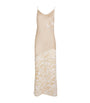 Bocan Beige Satin Embellished Elia Nightdress