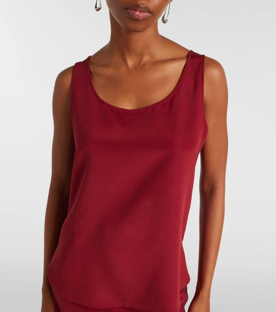 Max Mara - Pecora silk-blend top
