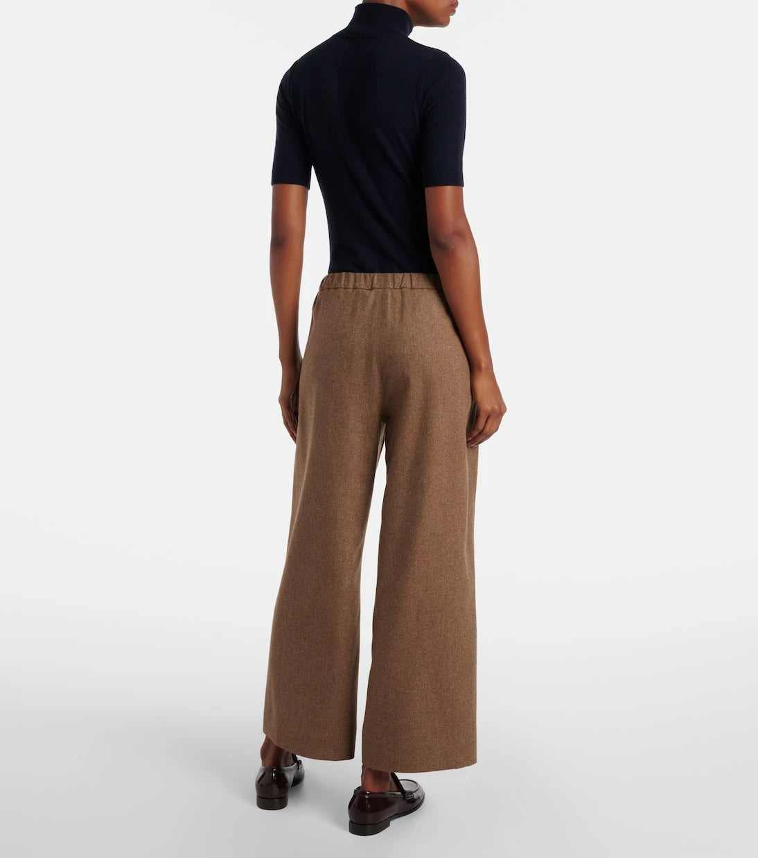 'S Max Mara - Livio wool and cashmere wide-leg pants