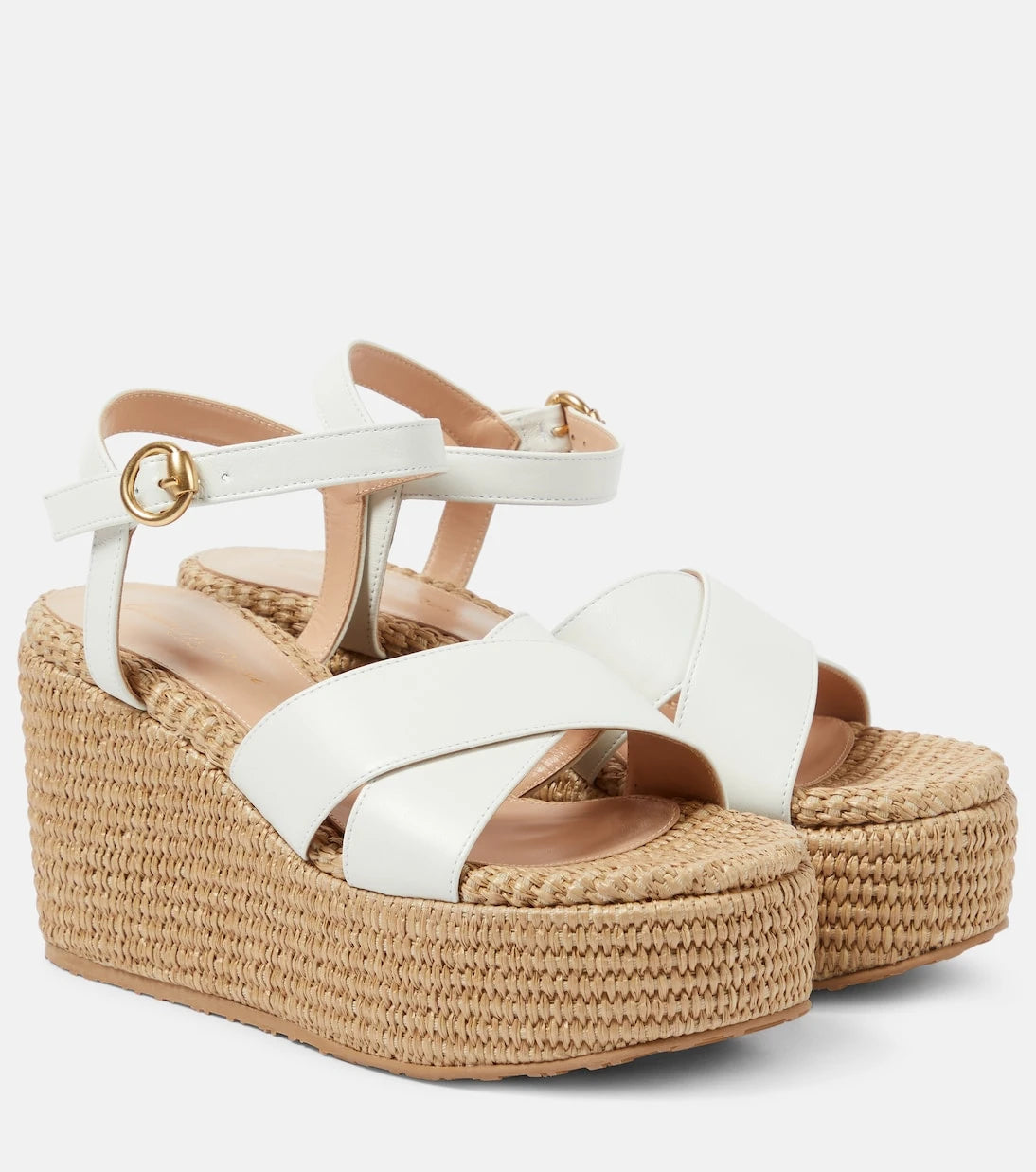 Gianvito Rossi - Suede wedge sandals