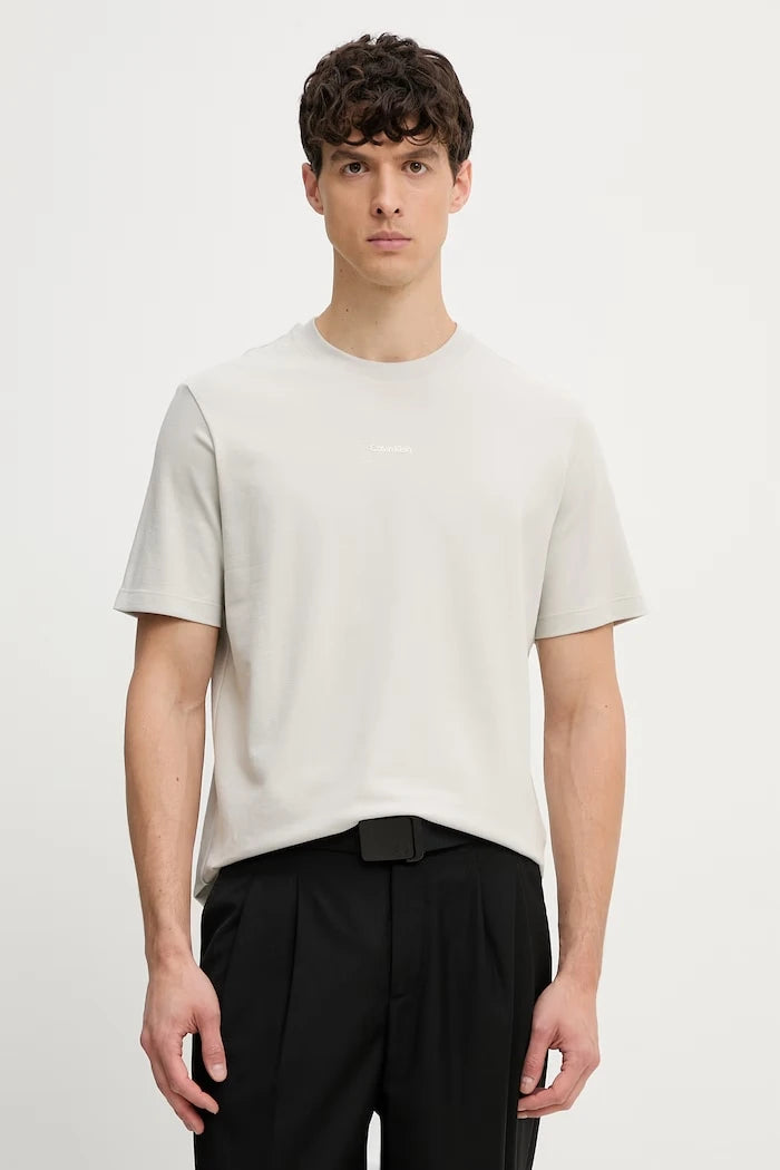 Calvin Klein pamuk ve elastanlı erkek tişörtü
