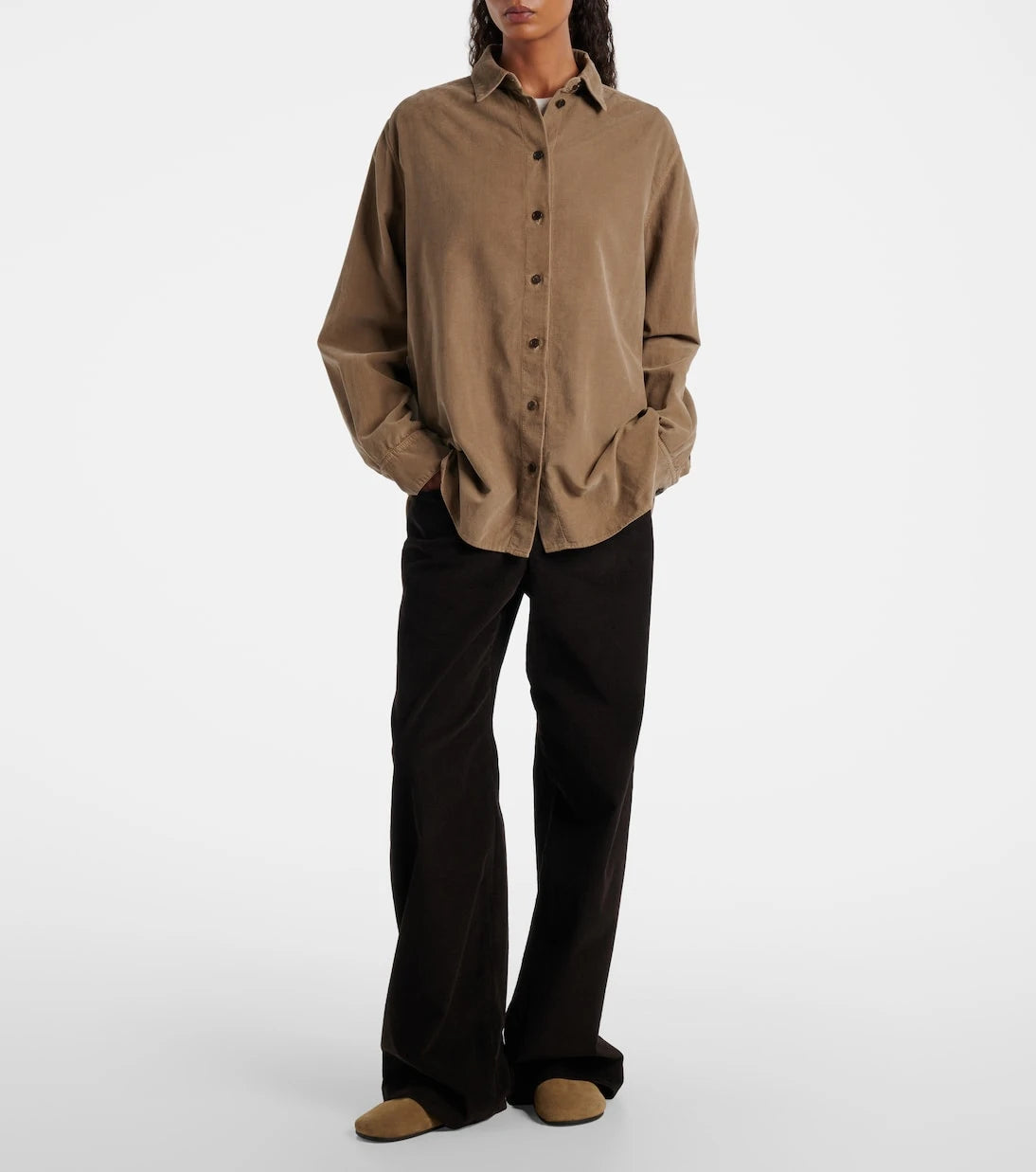 The Row - Eglitta cotton corduroy straight pants