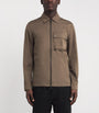 Belstaff Brown Water-Repellent Drome Overshirt
