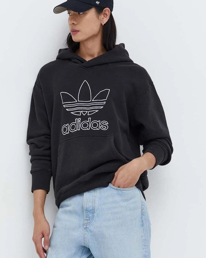 adidas Originals Trefoil Hoodie Pamuklu Kapüşonlu Üst
