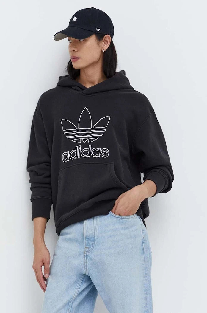 adidas Originals Trefoil Hoodie Pamuklu Kapüşonlu Üst