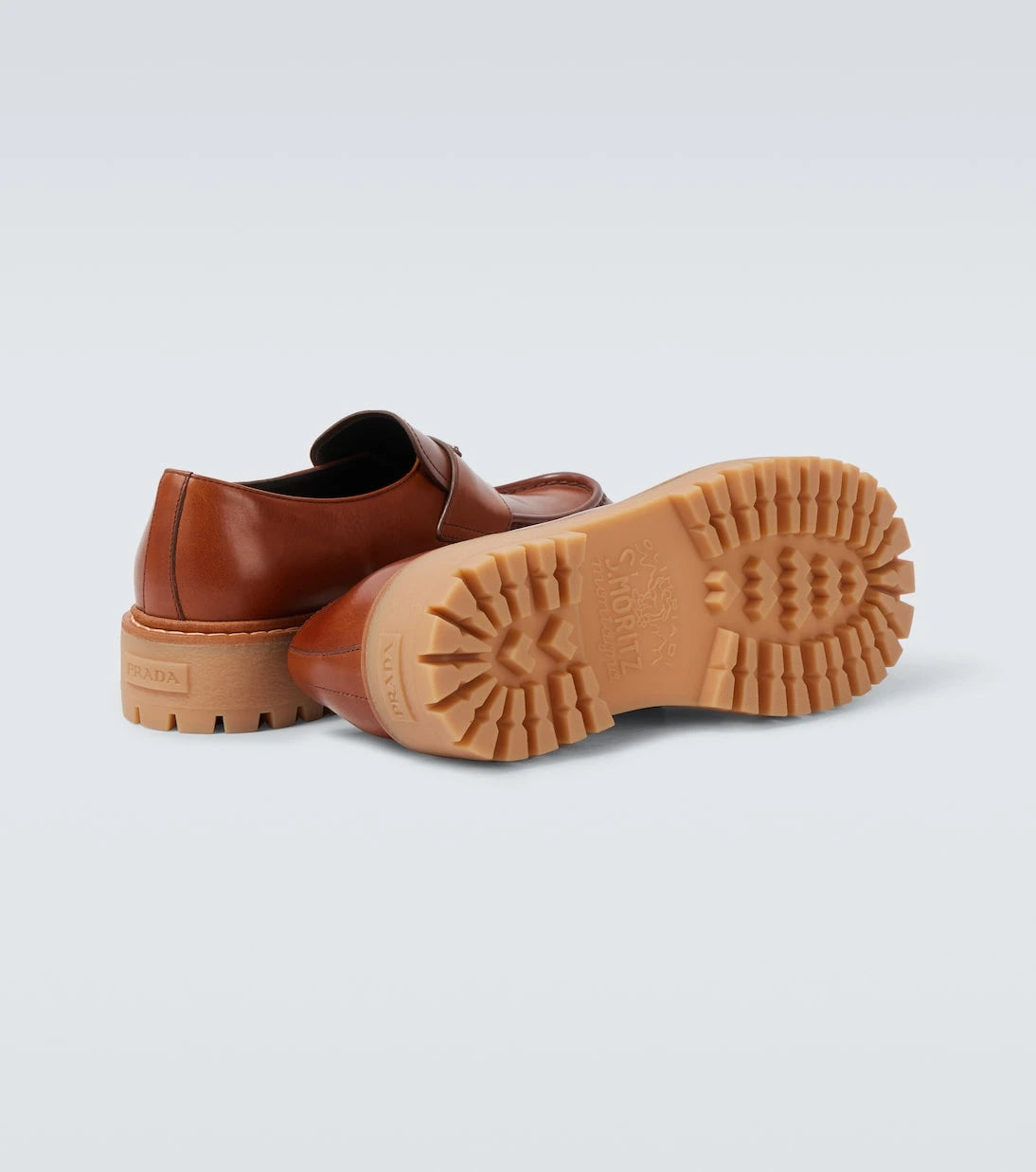 Prada - Leather loafers
