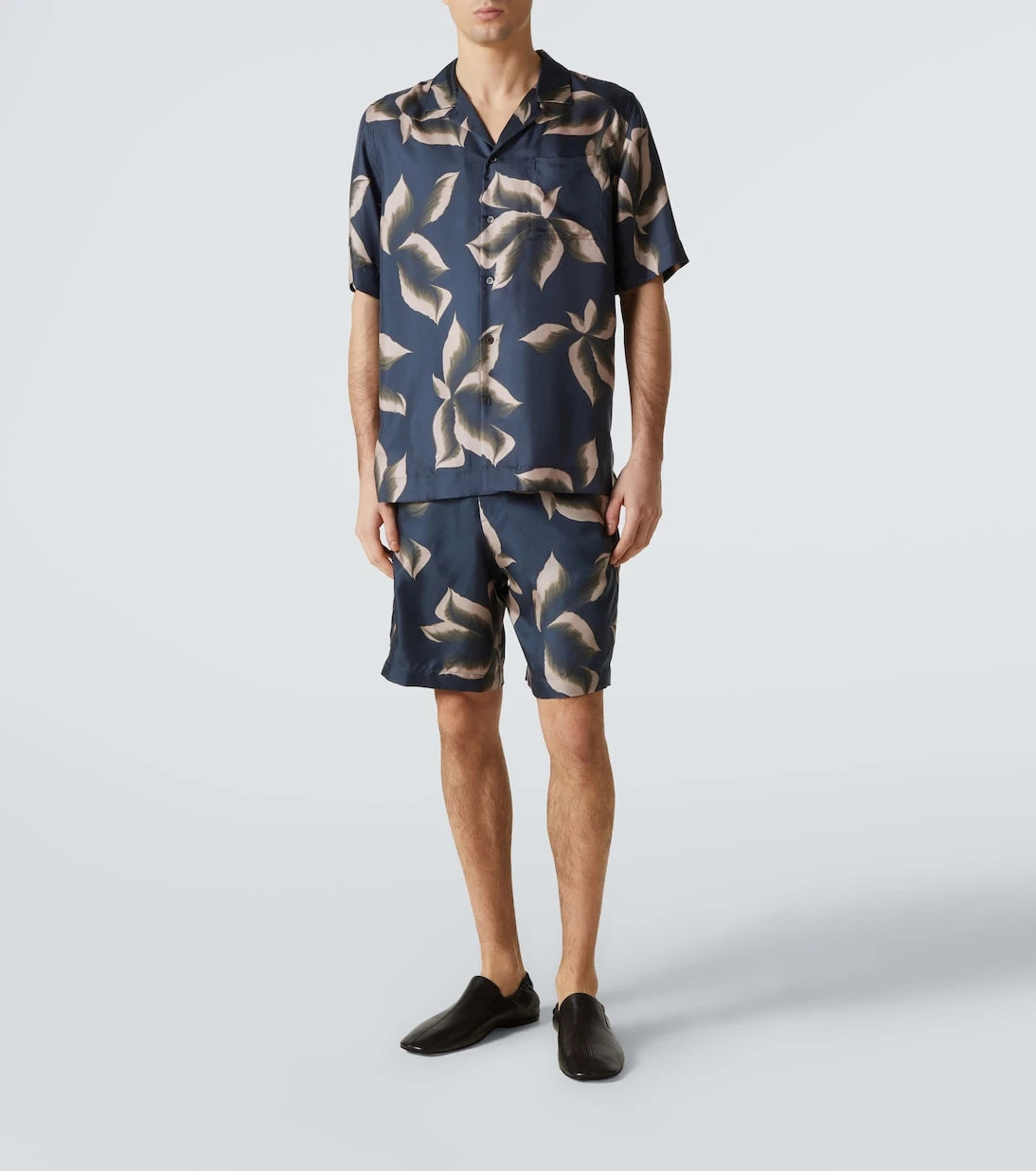 Dries Van Noten - Printed silk shorts