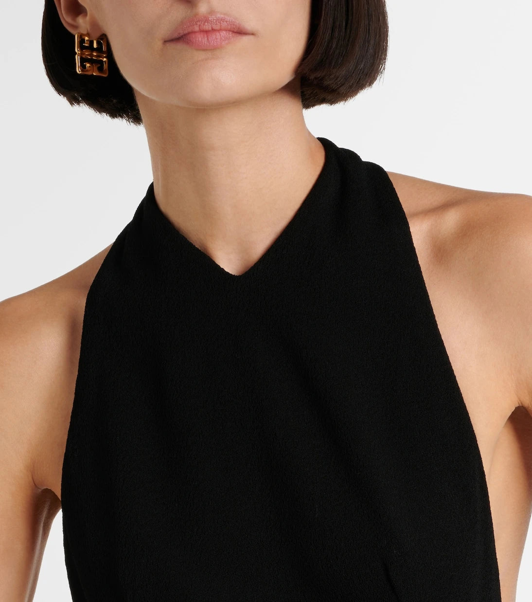 Givenchy - Halterneck crêpe jersey gown