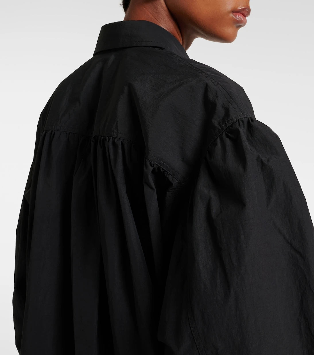 Plan C - Oversized crêpe shirt