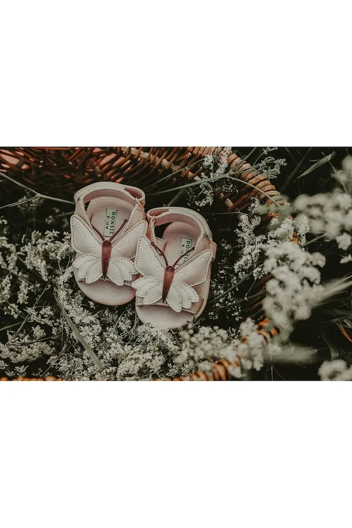 Donsje Tuti Sky Sandals Butterfly Bebek Deri Sandalet