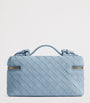 Grey Suede Bang Bang Vanity Case Bag