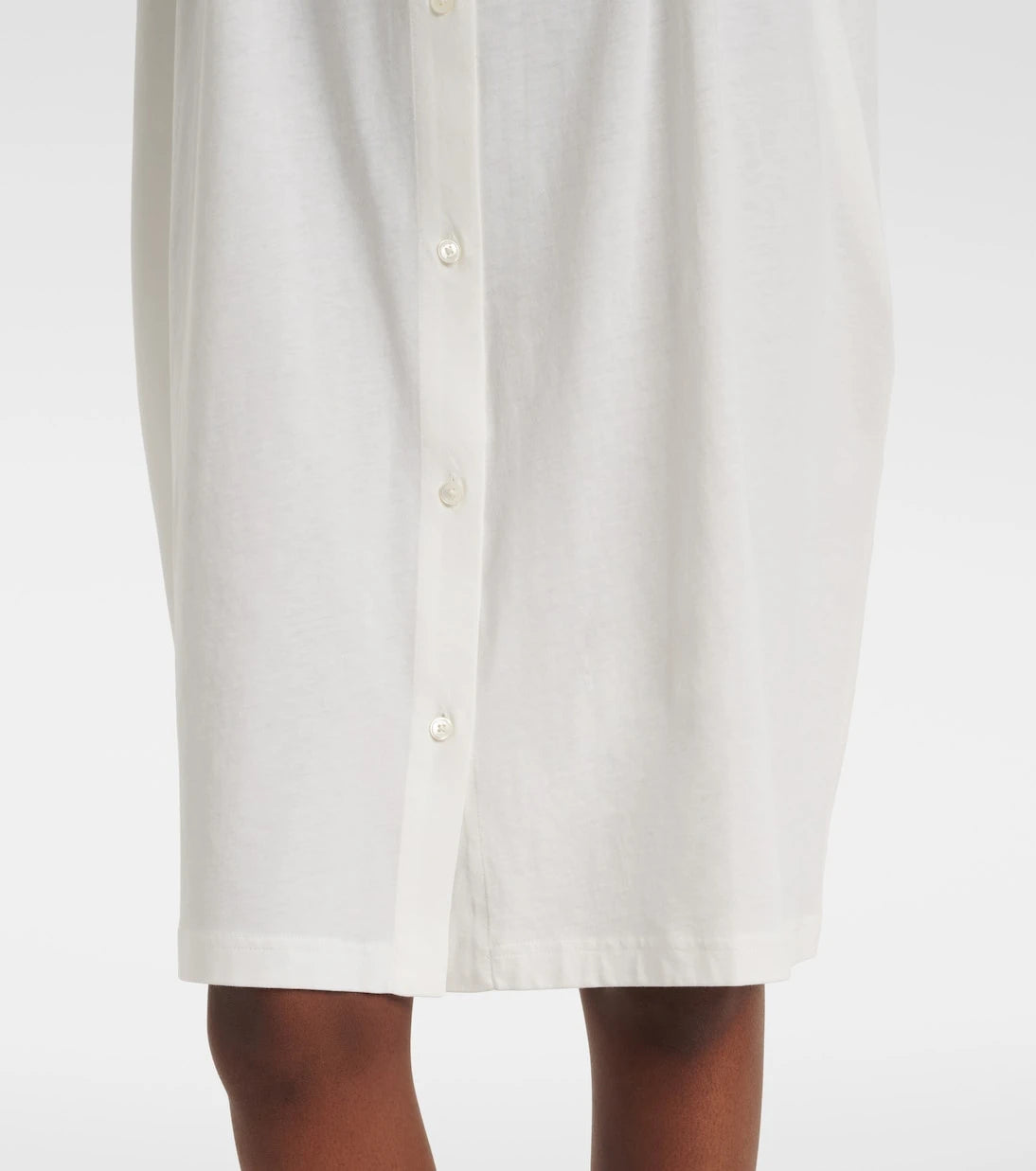Toteme - Cotton jersey shirt dress