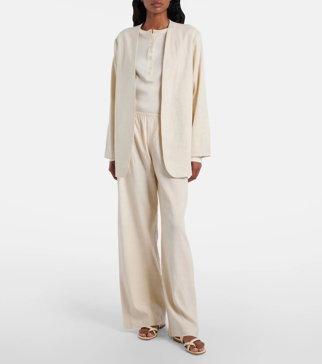 Leset - Belle linen-blend jacket