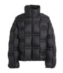 Raxxy Black 3D Down-Filled Angular Puffer Jacket